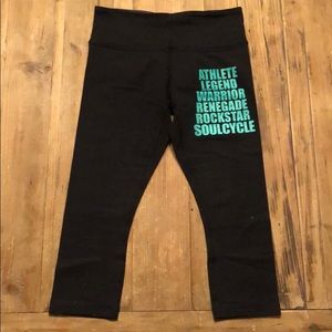 Lululemon wunder under crop - SoulCycle size 6